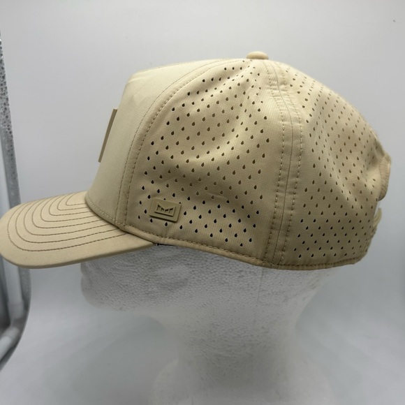 Melin Hydro Odyssey Stacked Khaki Snapback Hat Ball Cap Size CL - Picture 2 of 7